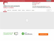 Tablet Screenshot of fairfaxtaxaccounts.com